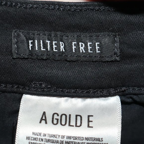 AGOLDE Filter Free Black High Rise Skinny Jeans Women's Size 25 - Picture 8 of 9